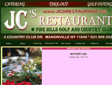 Tablet Screenshot of jcsrestaurant.net